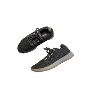 Allbirds Wool Runners Womens 6 Gray White Merino Wool Cushioned Midsole